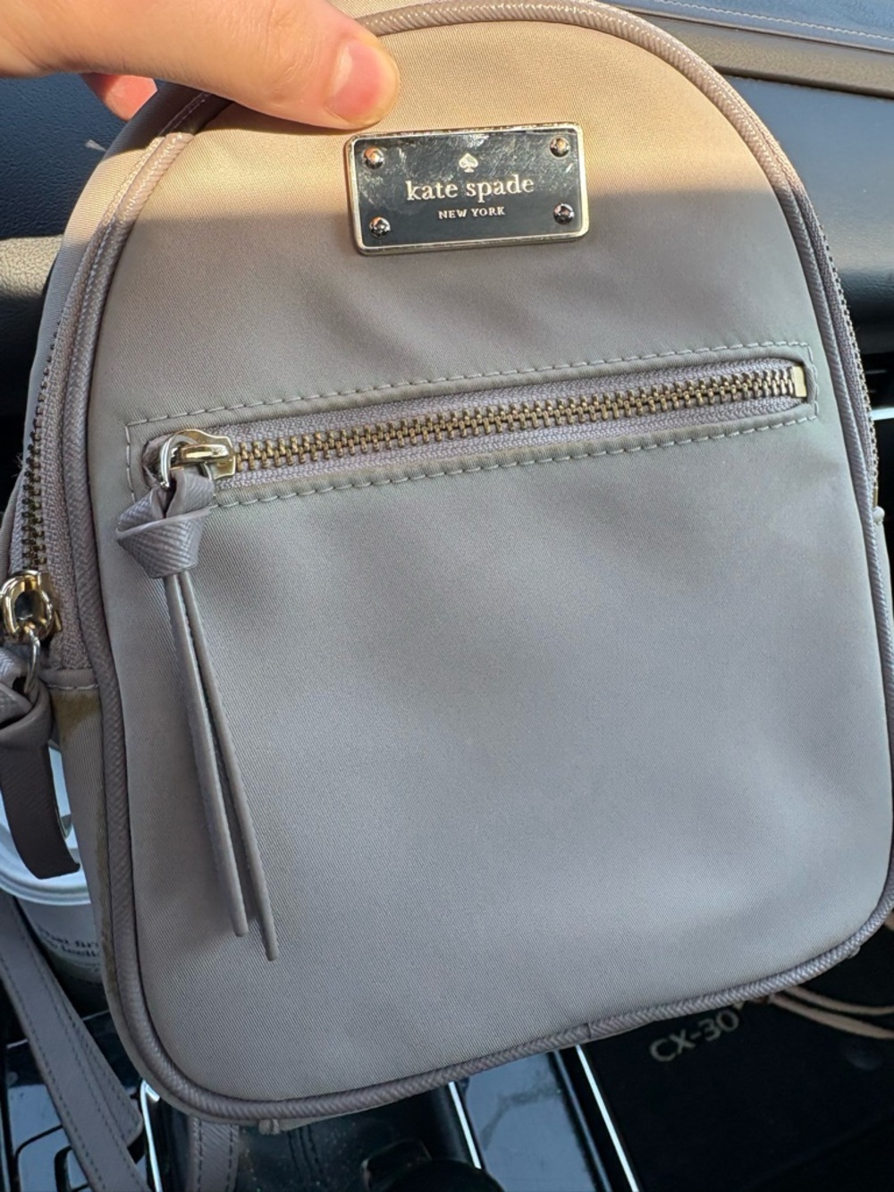 kate spade New York Small Taupe Backpack